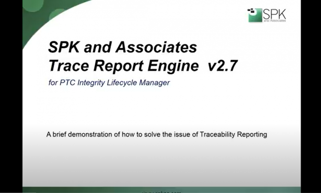 PTC Trace Report Video