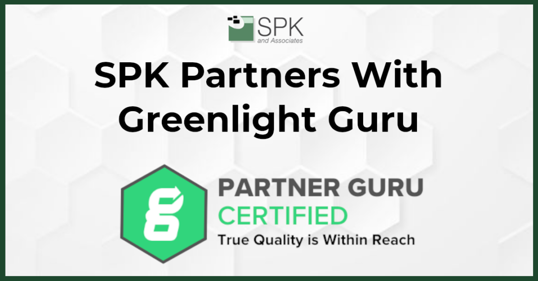 SPK and Associates Partners with Greenlight Guru