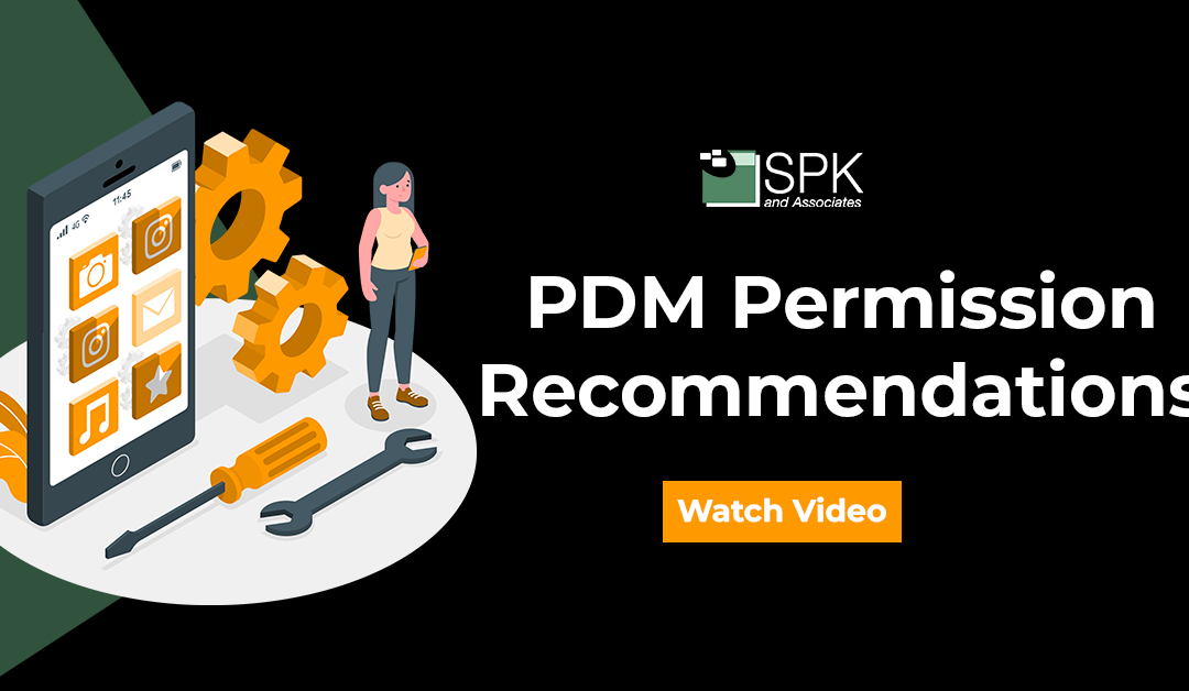 PDM Permission Recommendation