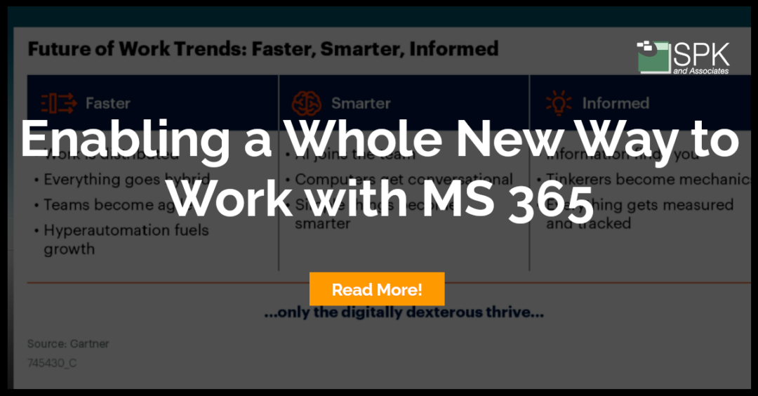Enabling a Whole New Way to Work with MS365