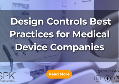 Design Controls Best Practices for Medical Device Companies