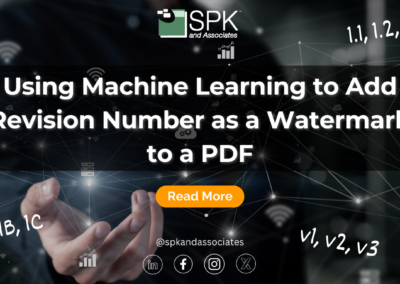 Using Machine Learning to Add Revision Number as a Watermark to a PDF