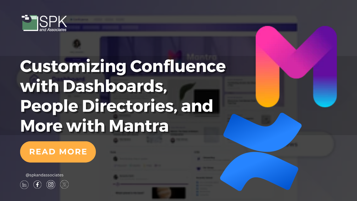 Blog - Customizing Confluence with Dashboards, People Directories, and More with Mantra featured image