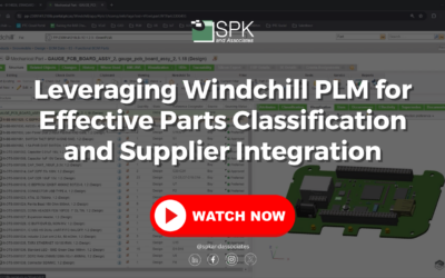 Leveraging Windchill PLM for Effective Parts Classification and Supplier Integration