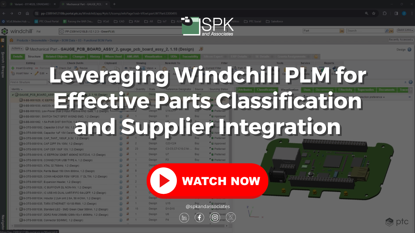 Leveraging Windchill PLM for Effective Parts Classification and Supplier Integration featured image