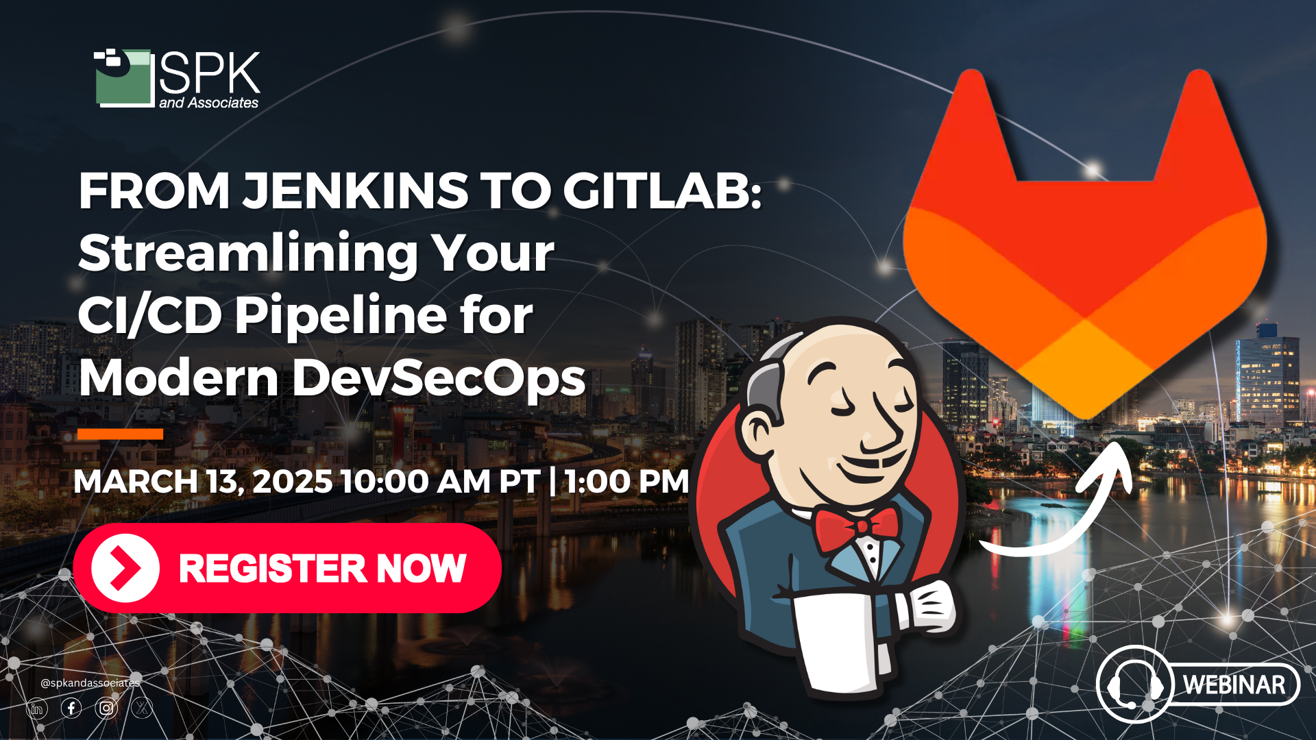 Webinar - From Jenkins to GitLab - Streamlining Your CI:CD Pipeline for Modern DevSecOps webinar featured image