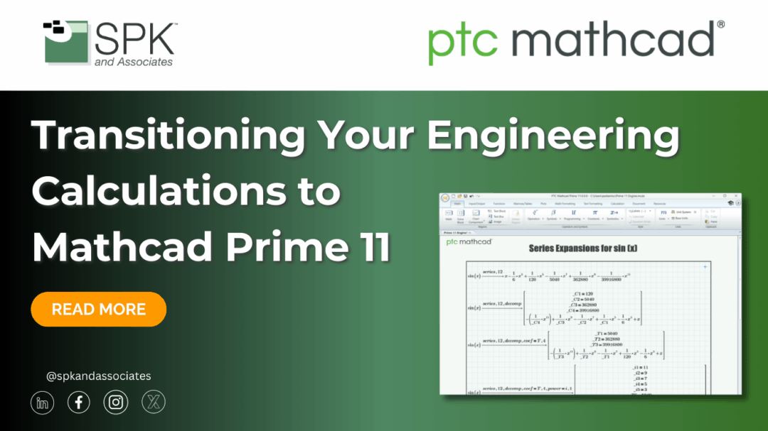 Transitioning Your Engineering Calculations to Mathcad Prime 11