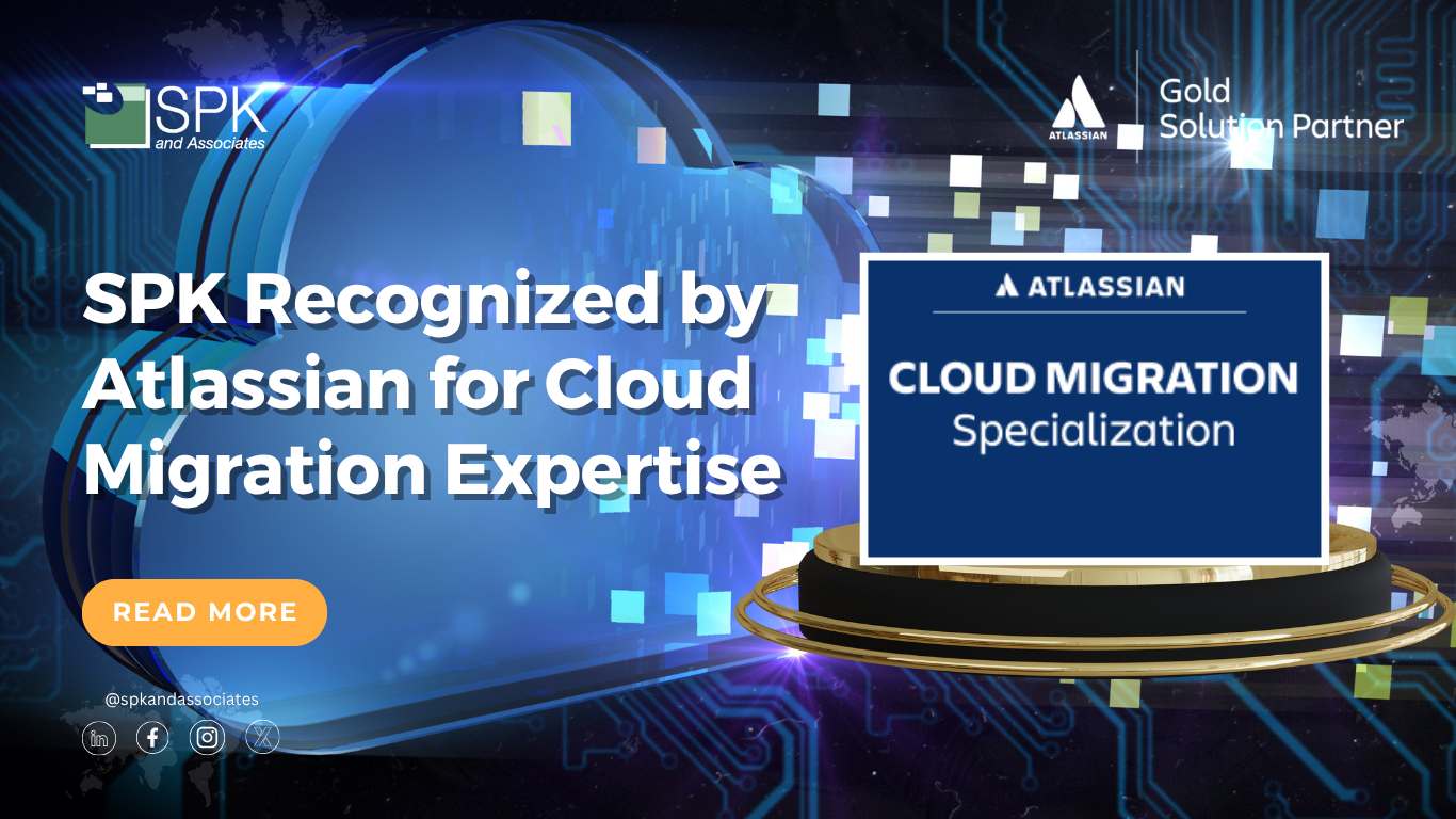 Blog - SPK Recognized by Atlassian for Cloud Migration Expertise featured image