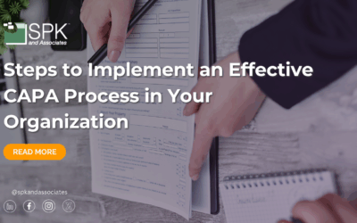 Steps to Implement an Effective CAPA Process in Your Organization