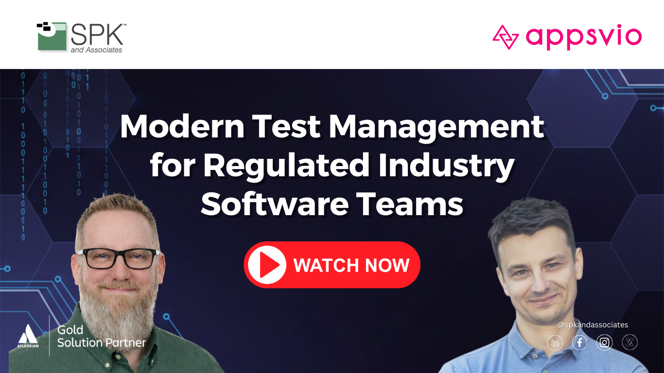 Vlog – Modern Test Management for Regulated Industry Software Teams featured image Vlog - Modern Test Management for Regulated Industry Software Teams featured image