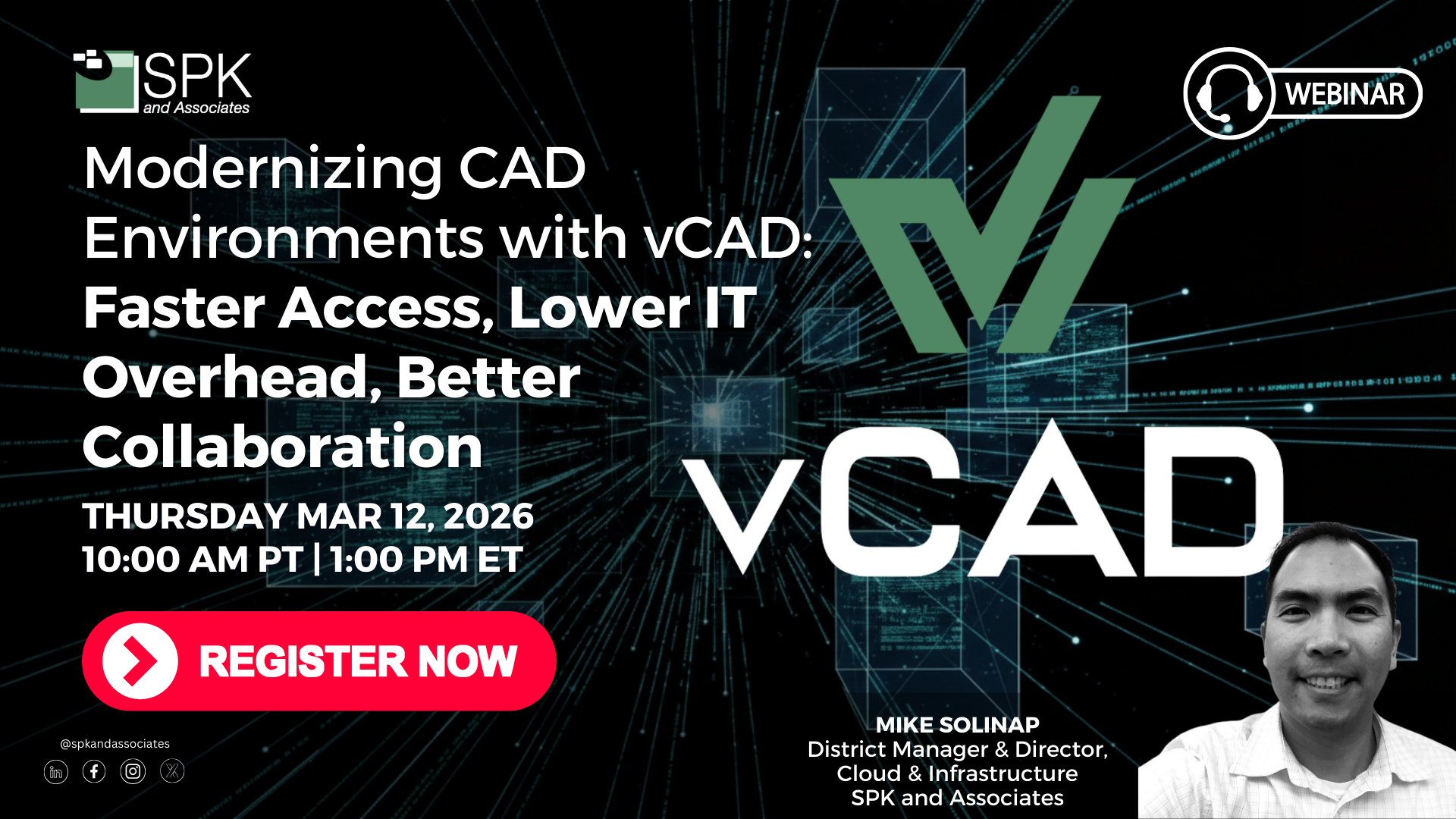 Webinar - Modernizing CAD Environments with vCAD- Faster Access, Lower IT Overhead, Better Collaboration