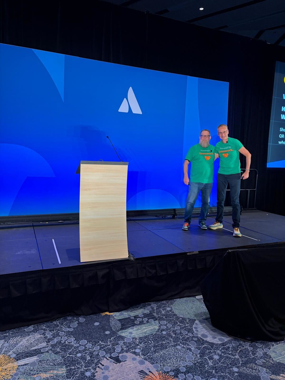 Michael-and-Tobias-on-stage-at-Atlassian-Team-26