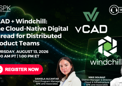 vCAD + Windchill: The Cloud-Native Digital Thread for Distributed Product Teams