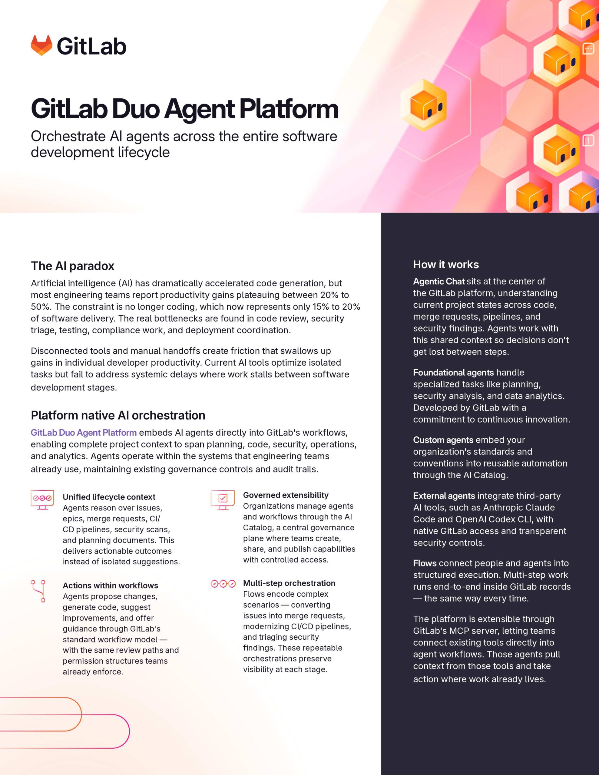 GitLab Duo Agent Platform infographic 1 Infographic - Unlock a Complete Toolchain_AUG 2023_Token_24062517170567