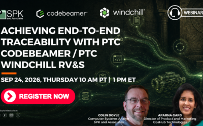 Achieving End-to-End Traceability with PTC Codebeamer / PTC Windchill RV&S
