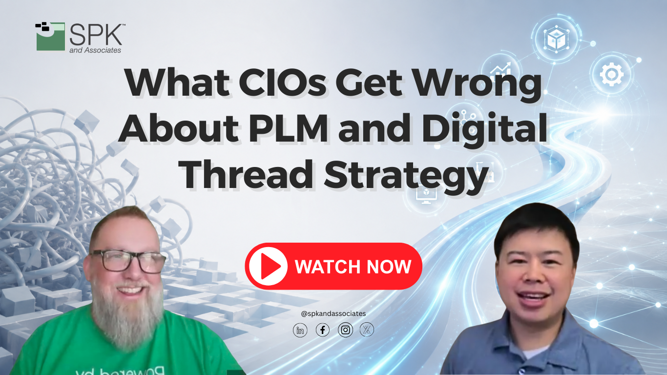 Vlog – What CIOs Get Wrong About PLM and Digital Thread Strategy featured image Vlog - What CIOs Get Wrong About PLM and Digital Thread Strategy featured image