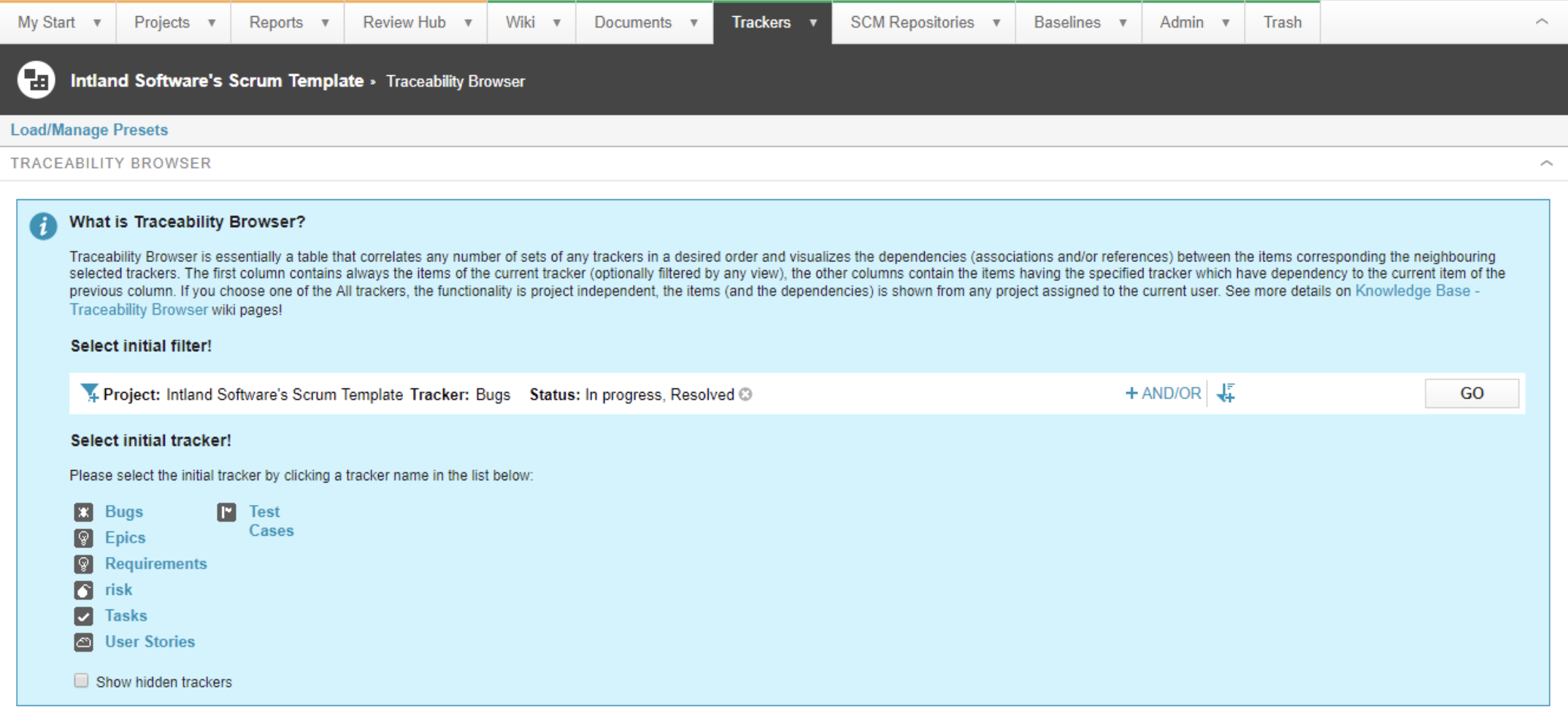 traceability-browser